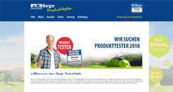 Desktop Screenshot of berger-produkttest.de